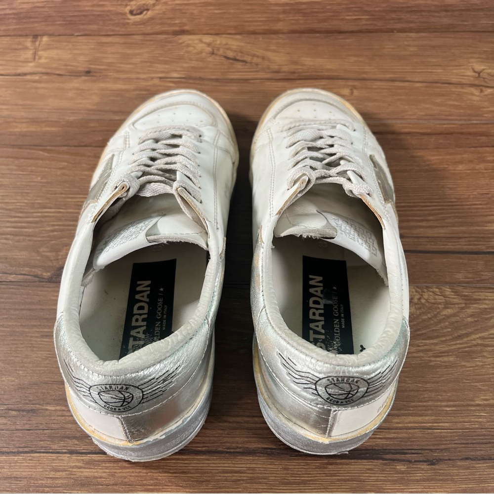Golden Goose ‘Stardan’ White Leather Sneakers Women’s Size 38 (8) Shoes - Picture 5 of 12